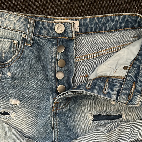 One Teaspoon High Waist Bandits Surf Cowboy Short - Picture 9 of 12